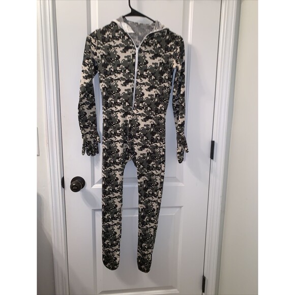 Boys MorphSuit Morph Costume 1-Piece Size L 10-12 Camouflage